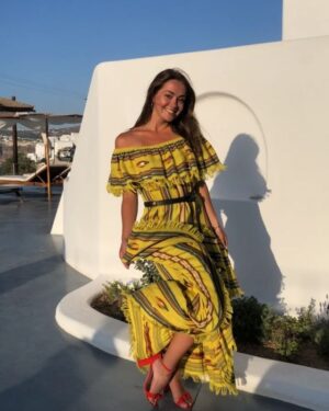 Matreya Fedor Instagram - Wearing happy colours makes me feel happy 💛😊
