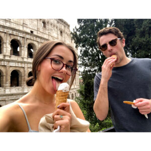 Matreya Fedor Instagram - 04/14/18 - the Colosseum and Roman Forum 🌹