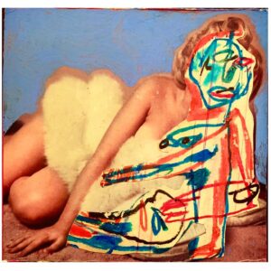 Matt Dillon Instagram - “ShowGirl” mixed media M.Dillon