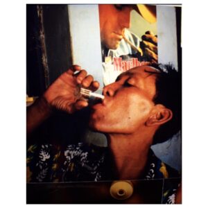 Matt Dillon Instagram - Smoking and drinking. Laos #laos