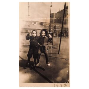 Matt Dillon Instagram - I love looking at old pictures but especially one of my mom when se was just little pip squeak in a bonnet. ❤️ Brooklyn 1942