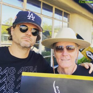 Matt Jones Instagram - Walking with the Godfather. @sagaftra #breakingbad