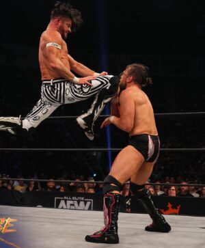 Matt Korklan Instagram - We do it together 👁👁👁 🌵🌵🌵
@allelitewrestling Thanks for all the recent love and support!  There’s always more…

Thank you to @redcon1 and @the_wrestling_lab for helping me get ready for this war.  @tony.donati @yogasault 
@ogoodness125 for the custom gear head to toe.

#aew #sydal #bryandanielson #prowrestling #wrestling #sydalbrothers