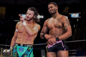 Matt Korklan Instagram - Tonight this duo debuts on @allelitewrestling @aewontnt #aewdynamite!! Tune in, turn on and get ready for takeoff.  w/@theleemoriarty. 

TAIGASTYLE x SYDOJO 

👁👁👁

#wrestling #prowrestling #luchalibre #redcon @ogoodness125 @yogasault @redcon1