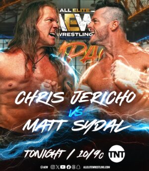 Matt Korklan Instagram - Starting the year off with the opportunity of lifetime 👁👁👁 

Challenged @chrisjerichofozzy on @aew Dynamite and here we are throwing down TONIGHT on Rampage.  Tune in!  #aew #sydal #aewrampage #jericho 

Let me know what you think afterwards!

I’ll be HOME in St. Louis this Saturday for @aew Collision and @ringofhonor 👁👁👁

📸 @pollyannadiy