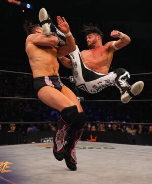 Matt Korklan Instagram - We do it together 👁👁👁 🌵🌵🌵
@allelitewrestling Thanks for all the recent love and support!  There’s always more…

Thank you to @redcon1 and @the_wrestling_lab for helping me get ready for this war.  @tony.donati @yogasault 
@ogoodness125 for the custom gear head to toe.

#aew #sydal #bryandanielson #prowrestling #wrestling #sydalbrothers