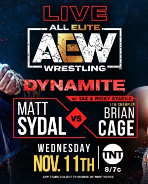 Matt Korklan Instagram - HUGE @allelitewrestling MATCH ANNOUNCEMENT! 👁👁👁
Live! This Wednesday on @aewontnt I’ll be wrestling the FTW Champion, The Machine, @briancage! 

Rekindling this feud from a few years back is the kind of opportunity I live for. Open your 3rd eyes and you’ll see what I’m saying. 
 
Thanks to my team at the SYDOJO for keeping me sharp and unpredictable. @thechrissilvio @jennacide000 @tony.donati @monarch_of_manliness @kldejour @trumanhudson @joshua_smith_101 

Credit to My trainer @wilcoxstrengthinc and @rpstrength for their support and training programs. 

Thanks to @primalcoachjoe for the therapy between matches!  Hit him up if you need to get your body fixed. 

Always lots of love to my weekly Organic Meal Delivery @trifecta! (SYDAL20 for 20% off your first order)