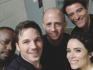 Matt Lanter Instagram - Happy #Timeless day! In the final episode of Timeless, we fast forwarded to December 21, 2023. The future is now! That show meant so much to me and we had such an amazing time. People constantly ask me what was my favorite project I’ve ever been a part of as an actor… And TIMELESS is always at the top of my list. The creativity, the story, the writing, the people.  I was going to do a big 10 minute long story time, but thought it might get boring for y’all.. so instead, here’s a handful of pictures that maybe you haven’t seen before. Love to all my producers, writers and fellow actors and of course… TO THE CLOCKBLOCKERS!  Ps. I still hold out hope that one day the show will make a return. 😝