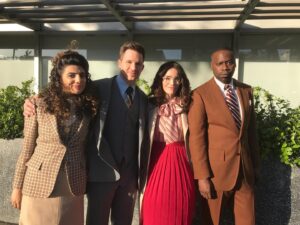 Matt Lanter Instagram - Happy #Timeless day! In the final episode of Timeless, we fast forwarded to December 21, 2023. The future is now! That show meant so much to me and we had such an amazing time. People constantly ask me what was my favorite project I’ve ever been a part of as an actor… And TIMELESS is always at the top of my list. The creativity, the story, the writing, the people.  I was going to do a big 10 minute long story time, but thought it might get boring for y’all.. so instead, here’s a handful of pictures that maybe you haven’t seen before. Love to all my producers, writers and fellow actors and of course… TO THE CLOCKBLOCKERS!  Ps. I still hold out hope that one day the show will make a return. 😝