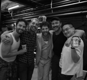 Matt Rogers Instagram - We embraced our talented friend after the performance of a lifetime feat. Nicole Scherzinger 
@bensplatt ❤️
@nicolescherzinger