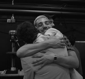 Matt Rogers Instagram - We embraced our talented friend after the performance of a lifetime feat. Nicole Scherzinger 
@bensplatt ❤️
@nicolescherzinger