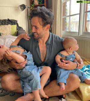 Matt Wilson Instagram - Who the hell put us in charge of these two beautiful boys when we haven’t even grown up ourselves. @jessicaleewilson1