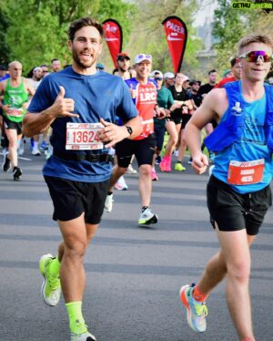 Matt Wilson Instagram - From 5km - 42km in 10weeks and finished in 3hrs 40min. 
The longest distance I ran during training was 20km. 
Couldn’t be prouder of myself right now! The runners high is real.
I started cramping at around 29km and it hit the hurt locker soon after that. Seeing so many people push themselves to the limit (some beyond) was powerful. Definitely not the last marathon I’m entering!

Thank you to @jessicaleewilson1 for pushing me to run even when the kids were running wild. It would have been impossible without you. 
@lonsdale.build for bringing me back to life with 6km to go! Legend! 
@_iron_ryan_ the world championship iron man competitor who wrote me a SOS running plan that kept me injury free. 
And @newbalance for sponsoring my run with the best kicks for my mission. 

#wooooooooooo @melbmara