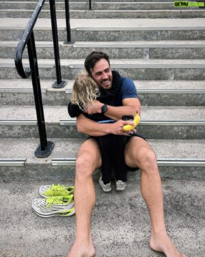 Matt Wilson Instagram - From 5km - 42km in 10weeks and finished in 3hrs 40min. 
The longest distance I ran during training was 20km. 
Couldn’t be prouder of myself right now! The runners high is real.
I started cramping at around 29km and it hit the hurt locker soon after that. Seeing so many people push themselves to the limit (some beyond) was powerful. Definitely not the last marathon I’m entering!

Thank you to @jessicaleewilson1 for pushing me to run even when the kids were running wild. It would have been impossible without you. 
@lonsdale.build for bringing me back to life with 6km to go! Legend! 
@_iron_ryan_ the world championship iron man competitor who wrote me a SOS running plan that kept me injury free. 
And @newbalance for sponsoring my run with the best kicks for my mission. 

#wooooooooooo @melbmara