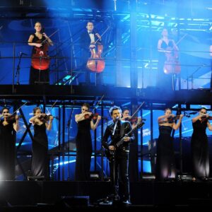 Matthew Bellamy Instagram - BRIT Awards 2013
Eleven years since we opened the @brits with an incredible 75 piece orchestra 🎻