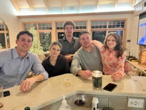 Matthew Berry Instagram - Thanks to these five kids I have the honor of having the best job in the world: Dad. This first photo is one of my favorite pictures in all the world .... this was the holidays and with five kids they are rarely all in the same room at the same time and if they are... they usually have friends and significant others with them. But this was one rare moment in time where it was my five kids hanging out... and just my five kids. ❤️.... 

Keep scrolling to see the man who taught me how to be a Dad - my father and hero. 

#happyfathersday to all the men out there who answer the call and do the job right. Much love.