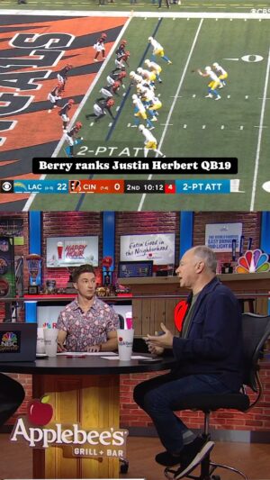 Matthew Berry Instagram - Matthew Berry shares concerns about drafting Justin Herbert. 

🎥 NFL, CBS