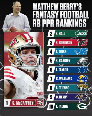 Matthew Berry Instagram - Matthew Berry is BACK with his updated positional rankings. 🔥

Full rankings in the link in our story.