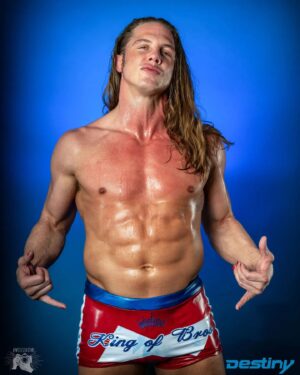 Matthew Frederick Riddle Instagram - Brooooo!  Big thank you to the man, @riddlebro !  He had a crazy weekend with @destinyworldwrestling and still took the time to chat and come by my area for some shots. 🙏

#WeissShotMe #ishoot4me #destinyworldwrestling #broooo #rkbro #wrestling #prowrestling #prowrestlingphotography