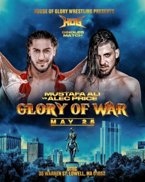 Matthew Frederick Riddle Instagram - ❌ Put your plans for the holiday weekend on hold because @hogwrestling is delivering 2⃣ full days of thrilling action to wrestling fans.

Friday: #TheWarWithIn in NYC🍎
Saturday: #GloryofWar in Boston☘️

LIVE   EXCLUSIVE with #TrillerTV 