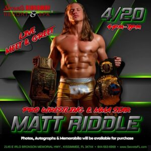 Matthew Frederick Riddle Instagram - This Saturday at Secrets Hideaway I will be celebrating 4/20 in epic fashion so if you’re in the area or wanna come party with the Bro here’s your chance 🤙 #bro #bro420 #stallion #secretshideaway #420