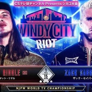 Matthew Frederick Riddle Instagram - Big Night in Chicago 

King of Bros vs ZSJr

NJPW Television World Championship