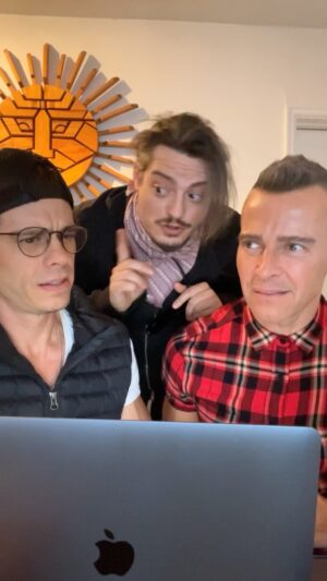 Matthew Lawrence Instagram - Youngest bro always getting us into trouble 🤣 #plan #work #bros #fun #tuesday