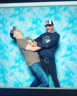 Matthew Lillard Instagram - Best #roaddog a guy could ask for, love you brother. @skeetulrich #scream #OG #ghostface #conlife #brothers #nippTWISTING #tongueACTION