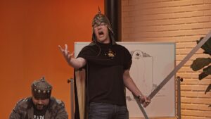 Matthew Lillard Instagram - You may not know this but the the Beadle & Grimm’s team produced 20 episodes of television in April. Faster Purple Worm!  Kill! Kill! premieres tonight on Freevee. (Amazon’s FAST channel. Download the app, easiest way to find it) see it…or be the lame-O at the water cooler tomorrow!  #dungeonsanddragons #dnd #ttrpg #beadleandgrimms #fpwkk