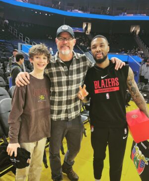Matthew Lillard Instagram - The Lillard boys. #freshman #varsity #goat