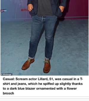 Matthew Lillard Instagram - What does age have to do with it???
Jacket by my homies @niftygenius. Tee-shirt & jeans by @imogeneandwillie FLOWER BROACH BY THE ARTIST/DAUGHTER @addie_lil !!!!!!
#proud #hesallthat @netflixfilm