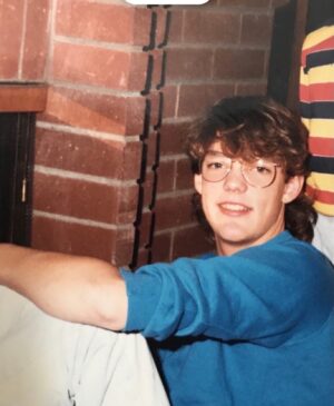 Matthew Lillard Instagram - High school theatre boy meets some Sally Jessie Raphael glasses and a mullet.  Repost from my Mom... that’s how much she hates me.