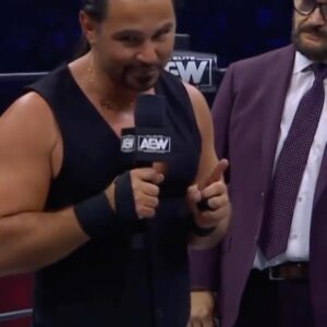 Matthew Massie Instagram - EVP’s Matthew & Nicholas Jackson had a message for AEW World Tag Team Champion @stinger during #AEWRampage!