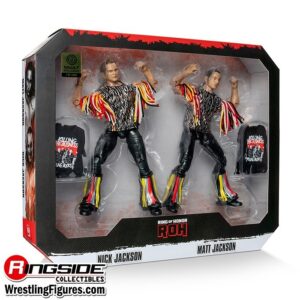 Matthew Massie Instagram - Young Bucks (1 of 4000) Ring Of Honor Vault Exclusive 2-Pack is NEW IN STOCK!

Shop now at Ringsid.ec/AEWROH

#RingsideCollectibles #WrestlingFigures #Jazwares #AEW #AllEliteWrestling #RingOfHonor #ROH #YoungBucks #MattJackson #NickJackson
