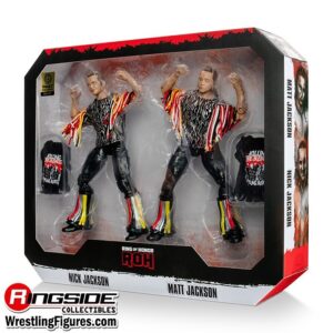 Matthew Massie Instagram - Young Bucks (1 of 4000) Ring Of Honor Vault Exclusive 2-Pack is NEW IN STOCK!

Shop now at Ringsid.ec/AEWROH

#RingsideCollectibles #WrestlingFigures #Jazwares #AEW #AllEliteWrestling #RingOfHonor #ROH #YoungBucks #MattJackson #NickJackson