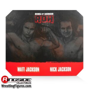 Matthew Massie Instagram - Young Bucks (1 of 4000) Ring Of Honor Vault Exclusive 2-Pack is NEW IN STOCK!

Shop now at Ringsid.ec/AEWROH

#RingsideCollectibles #WrestlingFigures #Jazwares #AEW #AllEliteWrestling #RingOfHonor #ROH #YoungBucks #MattJackson #NickJackson