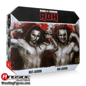 Matthew Massie Instagram - Young Bucks (1 of 4000) Ring Of Honor Vault Exclusive 2-Pack is NEW IN STOCK!

Shop now at Ringsid.ec/AEWROH

#RingsideCollectibles #WrestlingFigures #Jazwares #AEW #AllEliteWrestling #RingOfHonor #ROH #YoungBucks #MattJackson #NickJackson