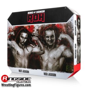 Matthew Massie Instagram - Young Bucks (1 of 4000) Ring Of Honor Vault Exclusive 2-Pack is NEW IN STOCK!

Shop now at Ringsid.ec/AEWROH

#RingsideCollectibles #WrestlingFigures #Jazwares #AEW #AllEliteWrestling #RingOfHonor #ROH #YoungBucks #MattJackson #NickJackson