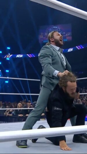 Matthew Massie Instagram - @kennyomegamanx was blindsided by Jack Perry @boy_myth_legend during #AEWDynamite!