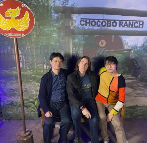 Matthew Mercer Instagram - Just hanging with Kitase-san & Hamaguchi-san, waiting for our transportation.
#finalfantasyvii #finalfantasyviirebirth