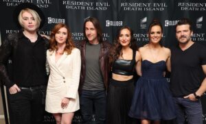 Matthew Mercer Instagram - Such a pleasure to spend the evening with the cast and creators of the film Resident Evil: Death Island. A wonderful screening, and honored to step into Leon’s shoes once more for this story.

#residentevildeathisland hits 7/25 on 4K UHD, Bluray, DVD and digital platforms! Check it out and enjoy. <3