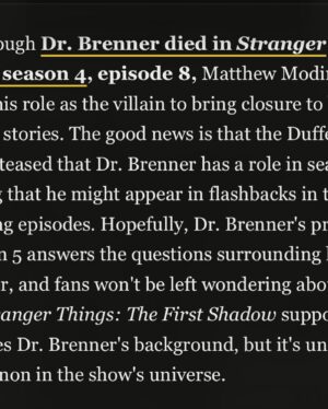 Matthew Modine Instagram - #papa alive? #waitwhat #strangerthingsseason5 #strangerthings #drmartinbrenner #strangerthingsseason4
