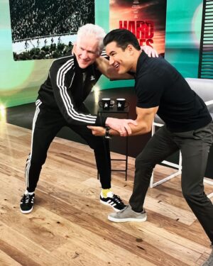 Matthew Modine Instagram - Thank you @accesshollywood @kithoover and my #chulavista homie @mariolopez - I had the best time! 🍀✌🏽 @adidas 💪🏽🏆