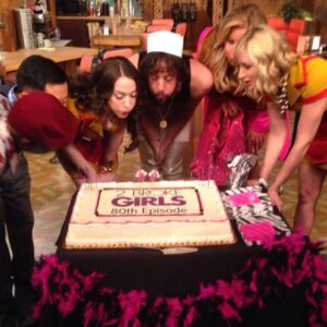 Matthew Moy Instagram - Our 80th episode! Thank you all! #2BrokeGirls