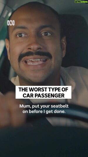Matthew Okine Instagram - 🙃🙃🙃 #MotherAndSonTV 

Stream all episodes now on ABC iview or Wednesdays 8.30pm on ABC TV. 

#RoadTrip #BackseatDriver #Driving