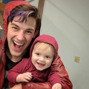 Matthew Patrick Instagram - Hoodie Buddies!!! After being sick last week, Oliver is feeling SO much better. And he's eager to catch up on all the play time he missed!

#newdad #hoodies #babyboy