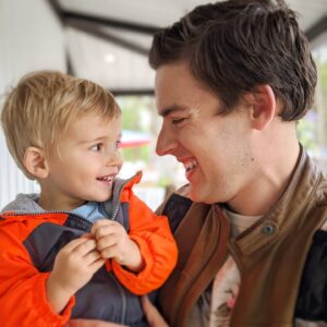 Matthew Patrick Instagram - Today, Ollie said he was doing things to be "just like Daddy" and my heart melted. 
Being a parent is exhausting...but man, moments like that are irreplaceable. 
#newdad #fatherandson #fatherhood #parenting