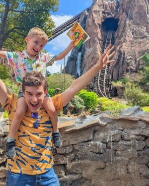 Matthew Patrick Instagram - Training the roller coaster enthusiasts of the future! 

@waltdisneyworld #allthedisneythrills #hosted