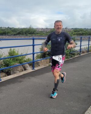 Matthew Pritchard Instagram - Done ✔️ 

🏊‍♂️ 300M Swim (cut from 750 for HS reasons)
🚴‍♂️ 20K Bike. Closed roads 👊🏽
🏃‍♂️ 5K Run

Absolutely love this race and everyone involved in it, such good vibes. 

Big up Simon Webb @allornothingevents for putting together another top event. 

Big up all the volunteers, blue light services, and everyone involved who help make it happen 
and thanks to everyone who signed up and raced with us. 

@pollyjames rocking the mic in fine form as per usual. 

There were some fast triathletes out there today mun 👊🏽

2nd photo @ryan_price88 

#AllOrNothingEvents #SWYDtri #Triathlon