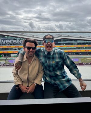 Matthew Pritchard Instagram - F1 🏎️

Silverstone you were a beauty 👊🏽. Thank you @jimmydrama1 @monsterenergy @hilton for an incredible weekend. Great to share it with Milo @miles_swyd never a dull moment mun

Cracking win by Mr Hamilton to top it off. 🏆

#F1 #MonsterEnergy #HiltonHotels